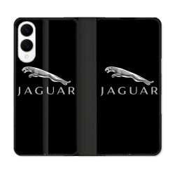 Housse Cuir Portefeuille Pour Samsung Galaxy S25 EDGE Jaguar