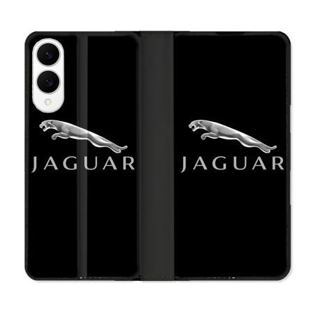 Housse Cuir Portefeuille Pour Samsung Galaxy S25 EDGE Jaguar