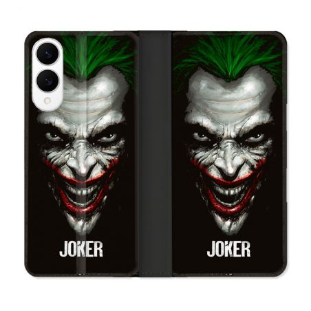 Housse Cuir Portefeuille Pour Samsung Galaxy S25 EDGE Joker Noir