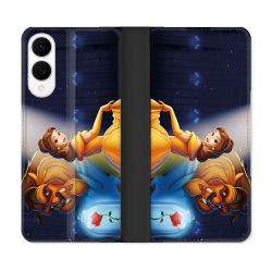 Housse Cuir Portefeuille Pour Samsung Galaxy S25 EDGE La Belle et La Bête