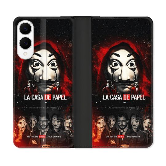 Housse Cuir Portefeuille Pour Samsung Galaxy S25 EDGE La Casa De Papel