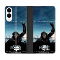 Housse Cuir Portefeuille Pour Samsung Galaxy S25 EDGE La Planete Des Singes