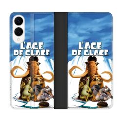 Housse Cuir Portefeuille Pour Samsung Galaxy S25 EDGE L'âge de Glace Affiche