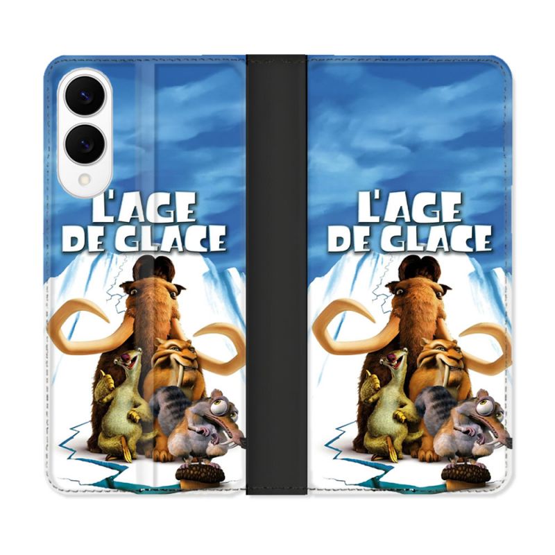 Housse Cuir Portefeuille Pour Samsung Galaxy S25 EDGE L'âge de Glace Affiche