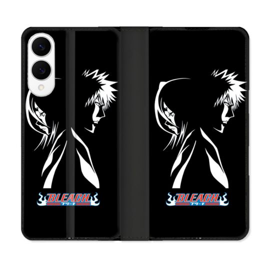 Housse Cuir Portefeuille Pour Samsung Galaxy S25 EDGE Manga Bleach Duo