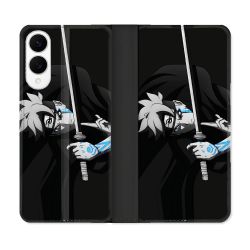 Housse Cuir Portefeuille Pour Samsung Galaxy S25 EDGE Manga Boruto Epée