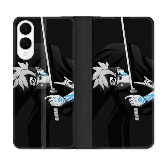 Housse Cuir Portefeuille Pour Samsung Galaxy S25 EDGE Manga Boruto Epée