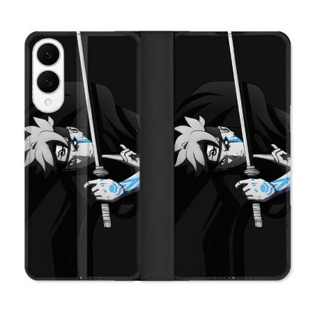 Housse Cuir Portefeuille Pour Samsung Galaxy S25 EDGE Manga Boruto Epée