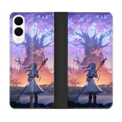Housse Cuir Portefeuille Pour Samsung Galaxy S25 EDGE Manga Frieren
