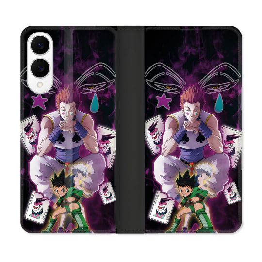 Housse Cuir Portefeuille Pour Samsung Galaxy S25 EDGE Manga Hunter X Hunter Hisoka