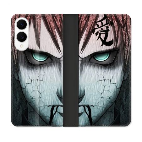 Housse Cuir Portefeuille Pour Samsung Galaxy S25 EDGE Manga Naruto Gaara