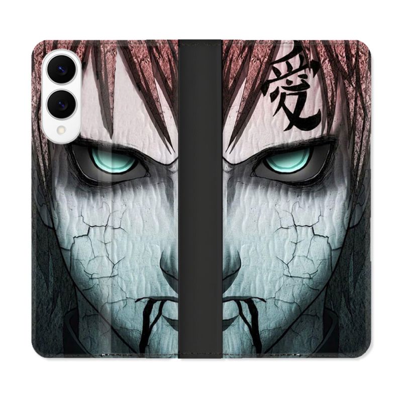 Housse Cuir Portefeuille Pour Samsung Galaxy S25 EDGE Manga Naruto Gaara