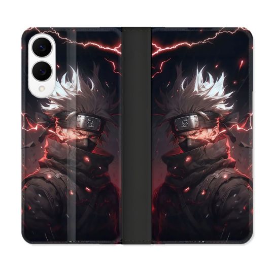 Housse Cuir Portefeuille Pour Samsung Galaxy S25 EDGE Manga Naruto Kakashi