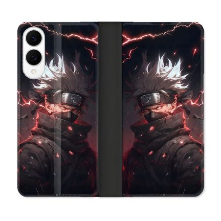Housse Cuir Portefeuille Pour Samsung Galaxy S25 EDGE Manga Naruto Kakashi