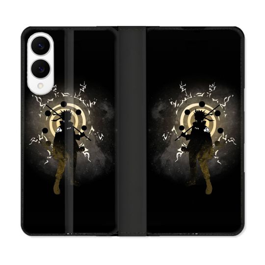 Housse Cuir Portefeuille Pour Samsung Galaxy S25 EDGE Manga Naruto Sage