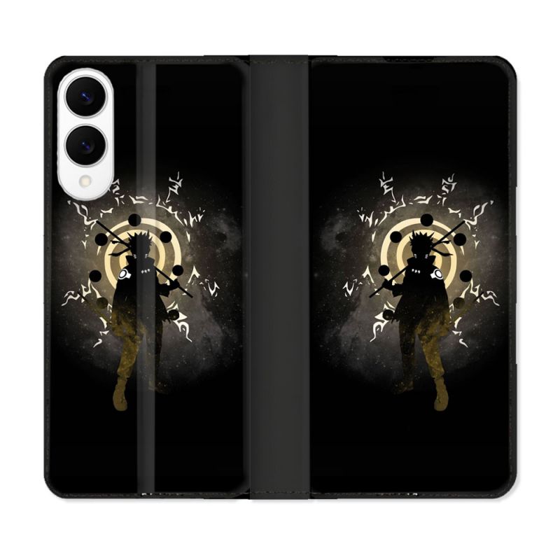 Housse Cuir Portefeuille Pour Samsung Galaxy S25 EDGE Manga Naruto Sage