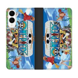 Housse Cuir Portefeuille Pour Samsung Galaxy S25 EDGE Manga One Piece Sunny