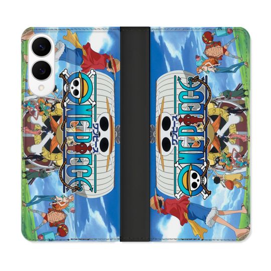 Housse Cuir Portefeuille Pour Samsung Galaxy S25 EDGE Manga One Piece Sunny