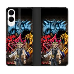 Housse Cuir Portefeuille Pour Samsung Galaxy S25 EDGE Manga Yu Gi Oh
