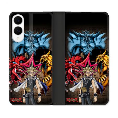 Housse Cuir Portefeuille Pour Samsung Galaxy S25 EDGE Manga Yu Gi Oh