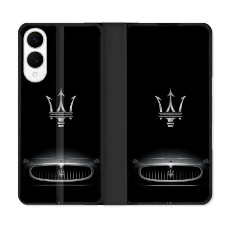 Housse Cuir Portefeuille Pour Samsung Galaxy S25 EDGE Maserati