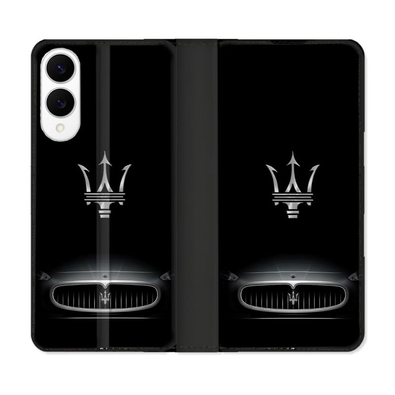 Housse Cuir Portefeuille Pour Samsung Galaxy S25 EDGE Maserati