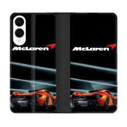 Housse Cuir Portefeuille Pour Samsung Galaxy S25 EDGE Mc Laren