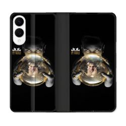 Housse Cuir Portefeuille Pour Samsung Galaxy S25 EDGE Musique Jul Affiche