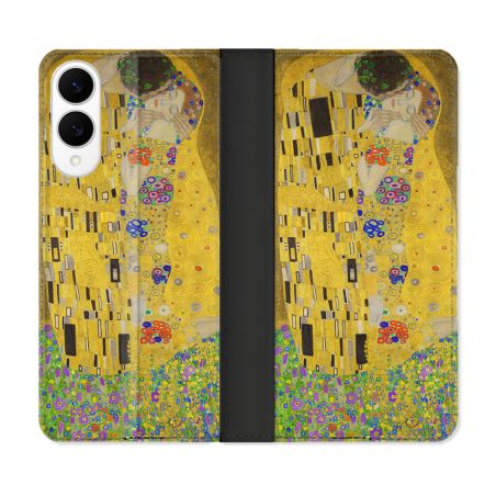 Housse Cuir Portefeuille Pour Samsung Galaxy S25 EDGE Peinture Le Baiser