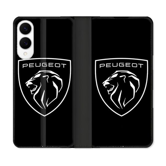 Housse Cuir Portefeuille Pour Samsung Galaxy S25 EDGE Peugeot