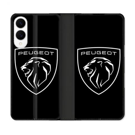 Housse Cuir Portefeuille Pour Samsung Galaxy S25 EDGE Peugeot