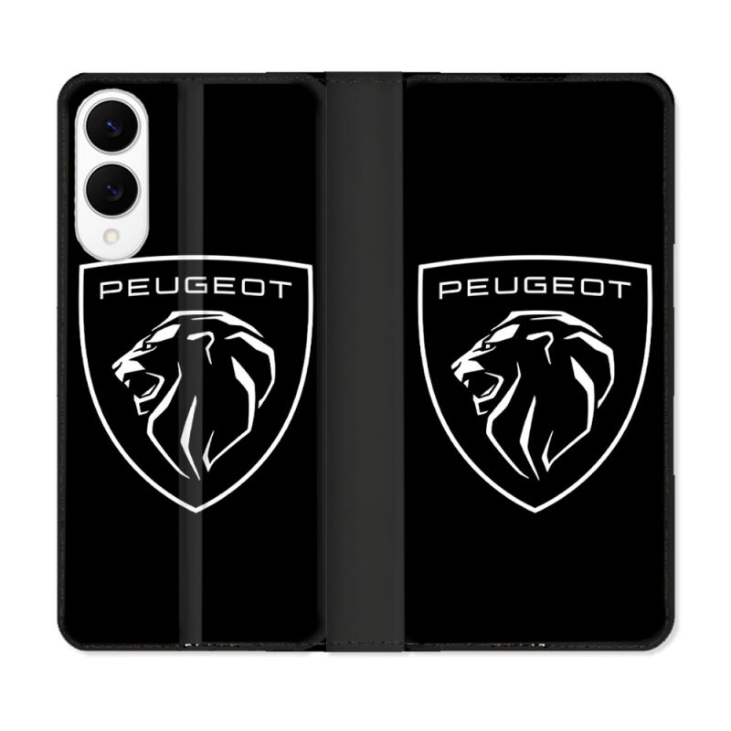 Housse Cuir Portefeuille Pour Samsung Galaxy S25 EDGE Peugeot