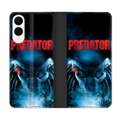 Housse Cuir Portefeuille Pour Samsung Galaxy S25 EDGE Predator Affiche
