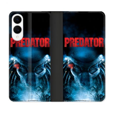 Housse Cuir Portefeuille Pour Samsung Galaxy S25 EDGE Predator Affiche
