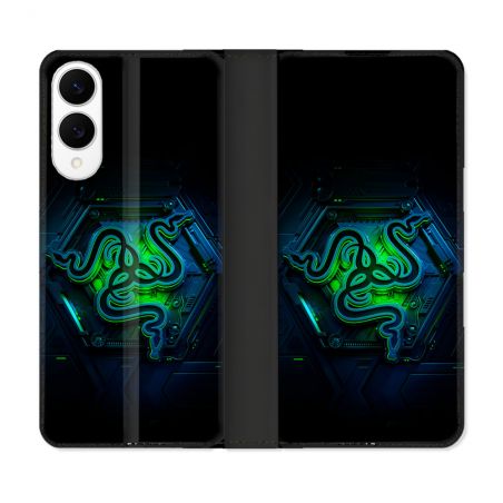 Housse Cuir Portefeuille Pour Samsung Galaxy S25 EDGE Razer