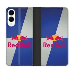 Housse Cuir Portefeuille Pour Samsung Galaxy S25 EDGE Red Bull Classique