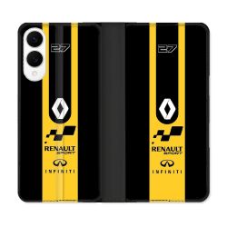 Housse Cuir Portefeuille Pour Samsung Galaxy S25 EDGE Renault