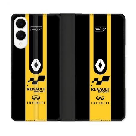 Housse Cuir Portefeuille Pour Samsung Galaxy S25 EDGE Renault