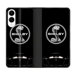Housse Cuir Portefeuille Pour Samsung Galaxy S25 EDGE Shelby
