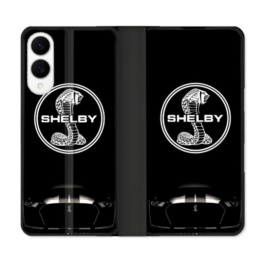 Housse Cuir Portefeuille Pour Samsung Galaxy S25 EDGE Shelby