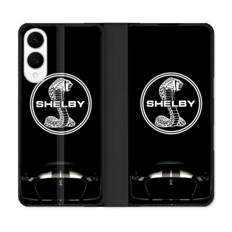 Housse Cuir Portefeuille Pour Samsung Galaxy S25 EDGE Shelby