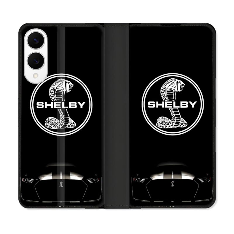 Housse Cuir Portefeuille Pour Samsung Galaxy S25 EDGE Shelby