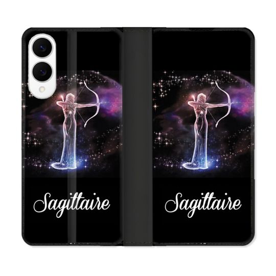 Housse Cuir Portefeuille Pour Samsung Galaxy S25 EDGE Signe Zodiaque 2 Sagittaire