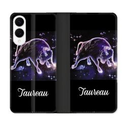 Housse Cuir Portefeuille Pour Samsung Galaxy S25 EDGE Signe Zodiaque 2 Taureau