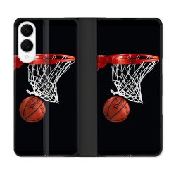 Housse Cuir Portefeuille Pour Samsung Galaxy S25 EDGE Sport Basket Panier