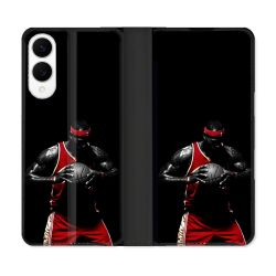 Housse Cuir Portefeuille Pour Samsung Galaxy S25 EDGE Sport Basketeur