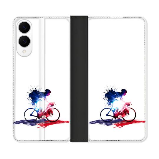 Housse Cuir Portefeuille Pour Samsung Galaxy S25 EDGE Sport Cyclisme France
