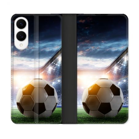 Housse Cuir Portefeuille Pour Samsung Galaxy S25 EDGE Sport Football Stade