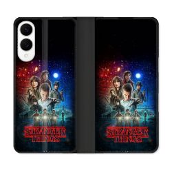 Housse Cuir Portefeuille Pour Samsung Galaxy S25 EDGE Stranger Things Affiche 1