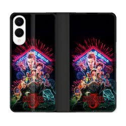 Housse Cuir Portefeuille Pour Samsung Galaxy S25 EDGE Stranger Things Affiche 3